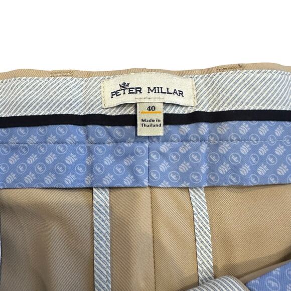 Peter Millar Men’s khaki golf shorts Size 40 - Picture 5 of 8